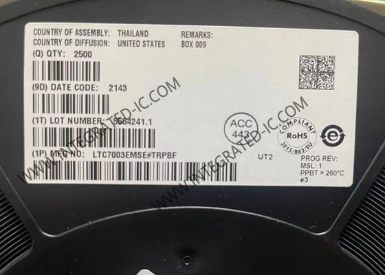 Entegre devreler çipi LTC7003EMSE 60V korumalı yüksek taraflı NMOS statik anahtar sürücüsü