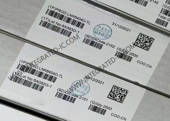 LNK6404D Entegre Devre Çipleri Enerji Verimliliği Doğru Birincil Taraf Düzenleme CV/CC Değiştirici