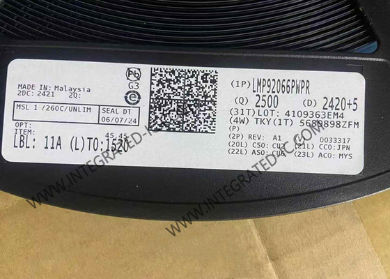LMP92066PWPR Entegre Devre Çipleri Çift Sıcaklık Kontrollü Dijital Analog Değiştiriciler