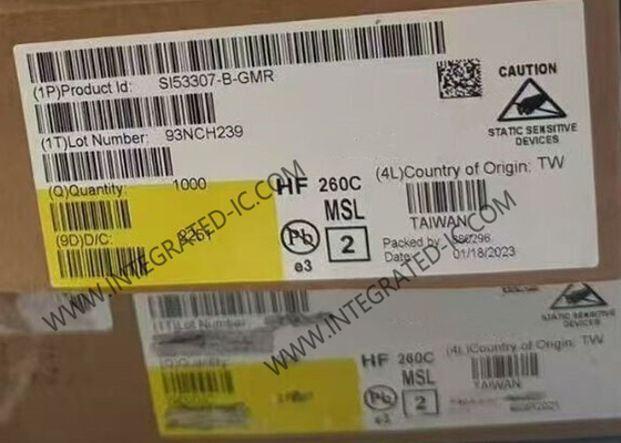 SI53307-B-GMR Entegre Devre Çip Jitter Fanout Saat tamponu QFN16 Saat Fanout tamponu