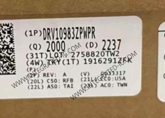 DRV10983ZPWPR Entegre devreler çipi 24V 3A 3 fazlı BLDC motor sürücüsü