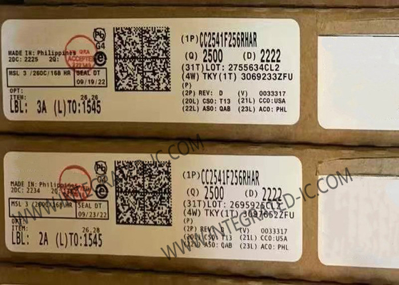 CC2541F256RHAR BT IC 2.4GHz BT Düşük Enerji ve özel Kablosuz MCU VQFN-40