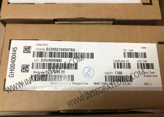 BCM53134SKFBG Ethernet IC Altı Portlu Ultra Düşük Güçlü Gigabit Ethernet Değiştirici