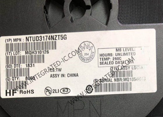 NTUD3174NZT5G Entegre Devre Çipleri 20V 280mA Çift Kanallı N-Kanallı MOSFET Transistörleri
