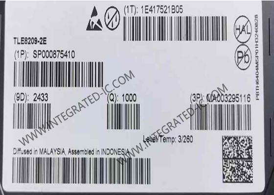 TLE8209-2E Entegre Devre Çip 8.6A SPI Programlanabilir H-Köprü IC PG-DSO-20