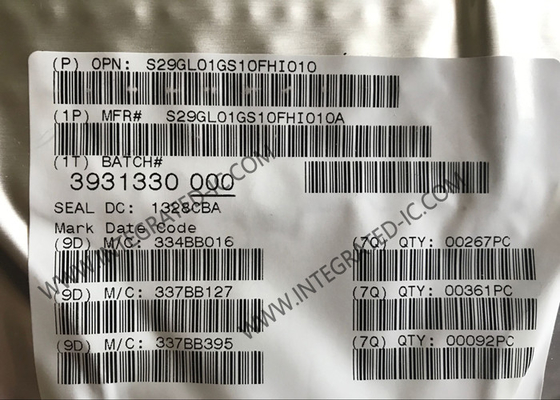 S29GL01GS10FHI010 Hafıza IC Çip 1Gbit Paralel MIRRORBITTM Eclipse veya Flash Hafıza IC