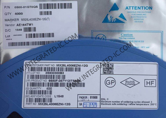 MX25L4006EZNI-12G Hafıza IC Çip 4Mbit CMOS Seri NOR Flash Hafıza IC WSON-8