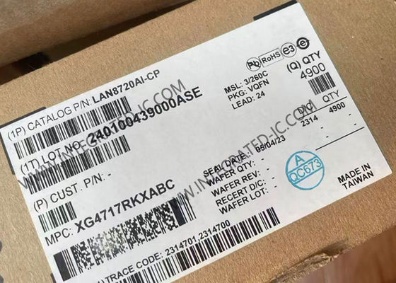 LAN8720AI-CP Ethernet IC Ethernet Fiziksel Katman Alıcı QFN-24 Ethernet PHY'ler