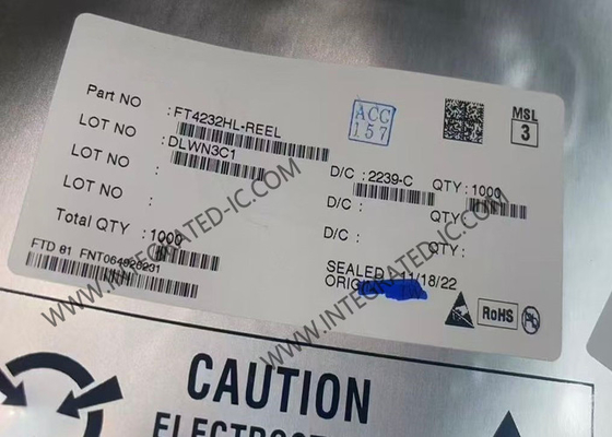 FT4232HL Entegre Devre Çip USB Yüksek Hızlı IC LQFP-64 Yüksek Hızlı Dörtlü USB UART IC