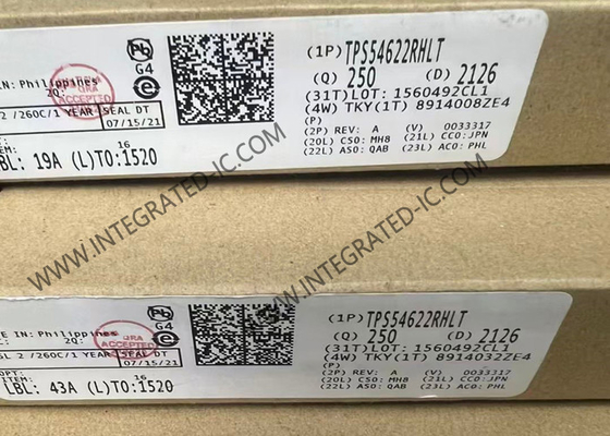 TPS54622RHLT Entegre Devre Çip 6A Senkroni Step-Down SWIFT TM Dönüştürücü VQFN-14