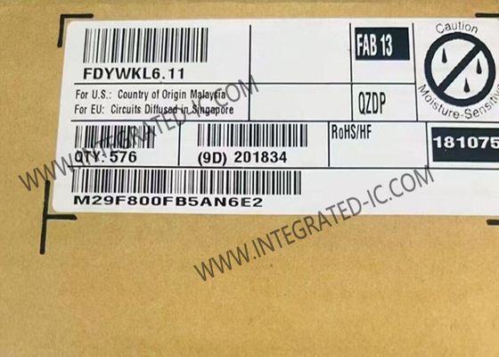 M29F800FB5AN6E2 Hafıza IC Çip 8Mbit Paralel NOR Flash Embedded Memory TSOP-48