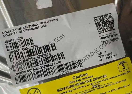 ADXL312WACPZ Sensör IC Ultra Düşük Güçlü 3 Eksenli Dijital Hızlandırıcı LFCSP-32