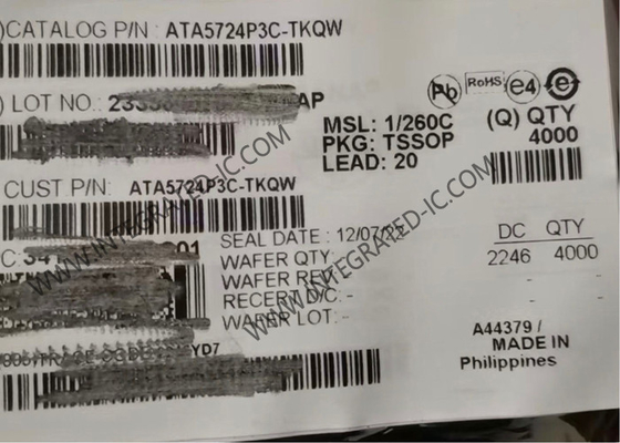 ATA5724P3C-TKQW Kablosuz İletişim Modülü Çoklu Çipli PLL Alıcı TSSOP-20 Paketi