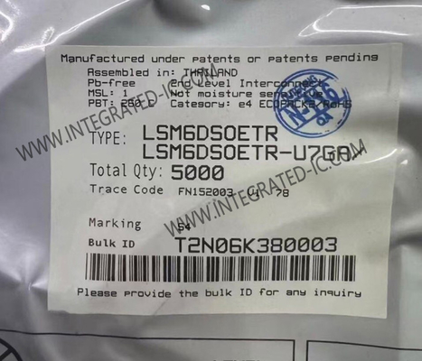 LSM6DSOETR Sensör IC 6 Eksenli IMU LGA-14L iNEMO 6DoF İnersyal Ölçüm Birimi