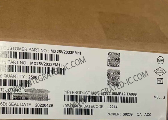 MX25V2033FM1I Bellek IC Çip 2Mbits CMOS MXSMIO® Seri NOR Flash Bellek IC SOP-8
