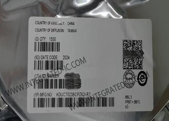 ADUC7023BCPZ62I Mikrodenezgâhı MCU Geliştirilmiş IRQ İşlemcisi ile Analog Mikrodenezgâhı