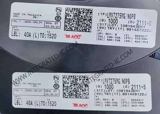 LMV7275MG Entegre Devre Çip Tek Düşük Voltajlı Açık İçeği Karşılaştırıcı