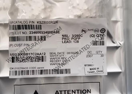 5 Bağlantı Noktalı Tümleşik Devre Yongası KSZ8895RQXI KSZ8895 Yönetilen Ethernet Anahtarı IC