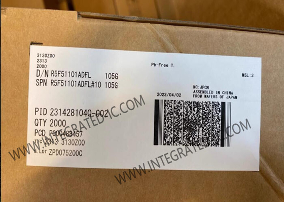 R5F51101ADFL Mikro denetleyici MCU Ultra Düşük Güçlü 32MHz 32 Bit RX MCU LFQFP-48