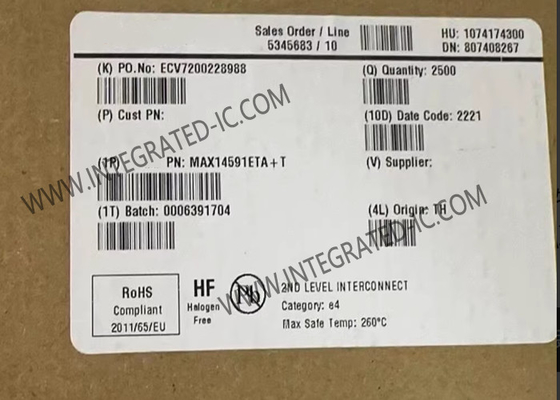 Entegre Devre Çip MAX14591ETA Çift Kanallı Mantık Seviye Çeviricisi TDFN-8