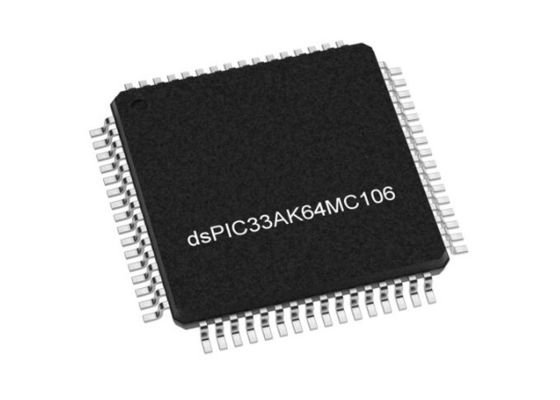 DSPIC33AK64MC106-E/PT Mikro denetleyici MCU Dijital Sinyal Denetleyici 32-Bit Tek çekirdekli DSC