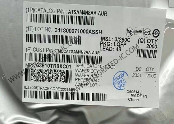 ATSAM4N8AA-AUR Mikrodensör MCU Yüksek Performanslı 32 Bit ARM Cortex-M4 Mikrodensörler