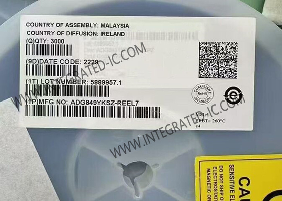 ADG849YKSZ Entegre Devre Çip 600mOhm CMOS SPDT Değiştir IC SC70-6 Analog Değiştir IC