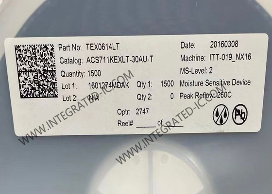 ACS711KEXLT-30AU Sensör IC 30A Hall Efekti Doğrusal Akım Sensörü QFN12