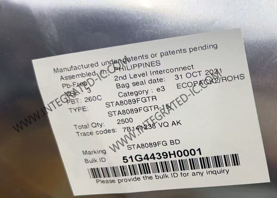 Kablosuz İletişim Modülü STA8089FGTR Yüksek Performanslı RF Alıcı IC 56-VFQFN