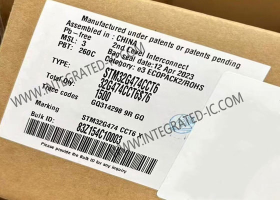 STM32G474CCT6 Mikrodensör MCU 32 bitlik Mikrodensör IC 170MHz ARM Cortex M4 MCU