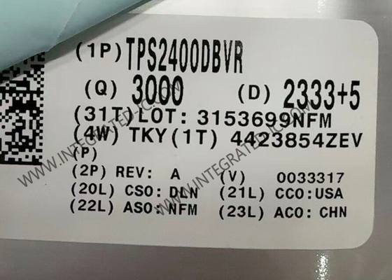 TPS2400DBVR Entegre Devre Çip 5.5V Aşırı Voltaj Koruma Denetleyicisi 100V Giriş Geçici Koruma ile