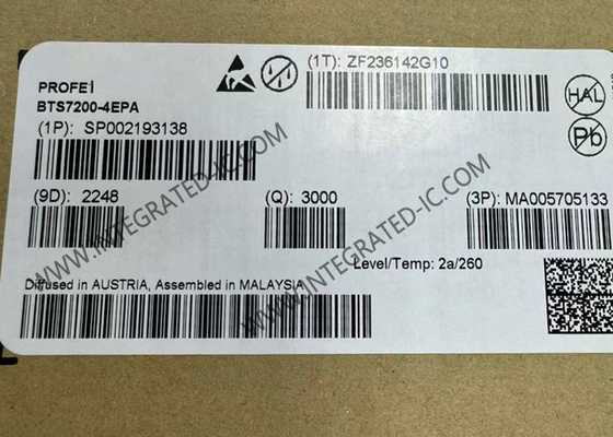 Entegre devreler çipi BTS7200-4EPA 4 Çıkış 1A Akıllı Yüksek Yan Güç Değiştiricisi
