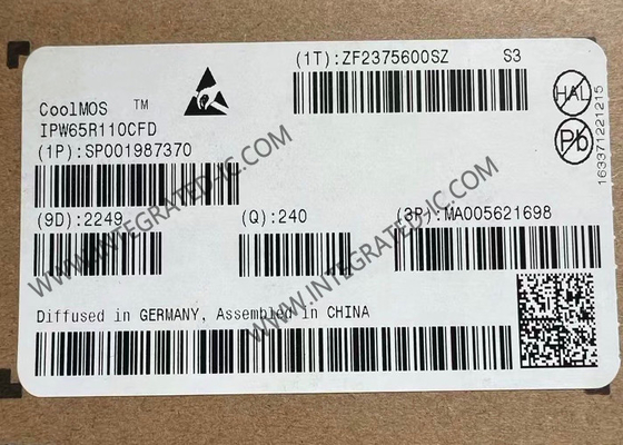 IPW65R110CFD Entegre Devre Çip 650V N-Kanal Güç MOSFET Transistörleri TO-247-3