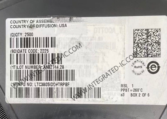 LTC3805IDD Entegre Döngü Çip Düzenlenebilir Frekans Akım Modu Flyback DC/DC Denetleyici
