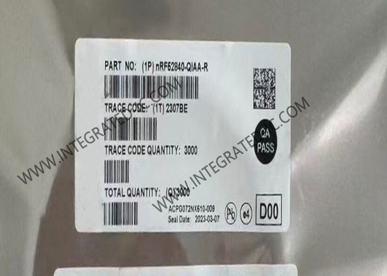 NRF52840-QIAA BT IC 2.4GHz Çoklu Protokol BT 5.4 SoC AQFN73 Çip Üzerindeki Sistem