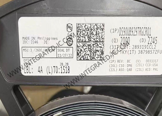 DS90UB929TRGCRQ1 Entegre Devre Çip 5.95Gbps FPD Bağlantı III Köprü Serializer VQFN64