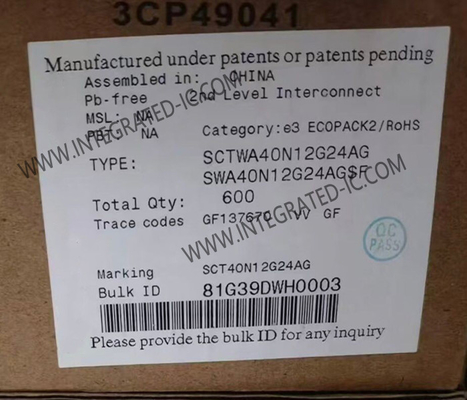 SCTWA40N12G24AG Entegre Devre Çip 1200V Silikon Karbid Güçlü MOSFET Transistörleri
