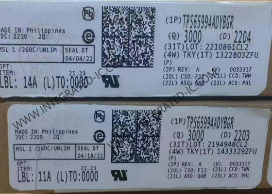 TPS65994ADYBGR Entegre Devre Çip 5V Çift Portlu USB Tipi-C Ve USB PD Denetleyicisi