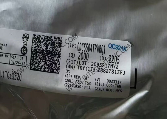CDCS504TPWRQ1 Entegre Devre Çipleri LVCMOS Seçilebilir Frekans Katlanımı ile Giriş Saati tamponu