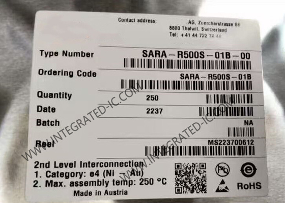 Kablosuz İletişim Modülü SARA-R500S-01B 2.1GHz 23dBm LTE-M ve NB-IoT Modülleri