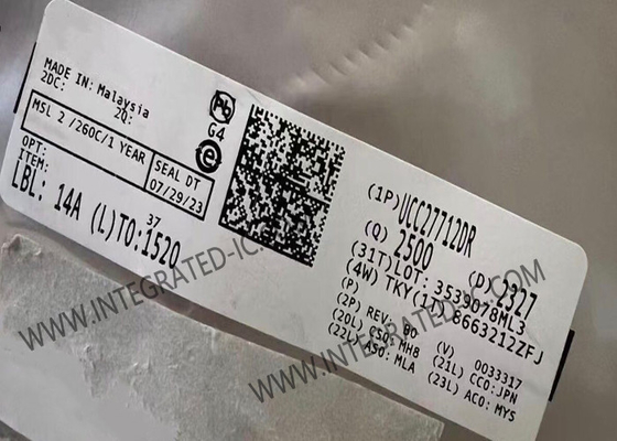UCC27712DR Entegre devreler çipi 620V Interlock ile yarım köprü sürücüsü
