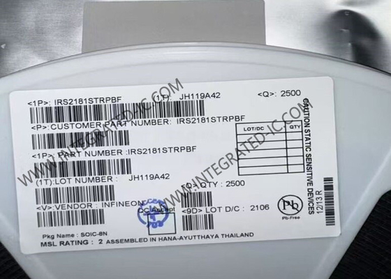 IRS2181STRPBF Entegre Devre Çip 600V Yüksek Yan Ve Düşük Yan Geçit Sürücüsü IC SOIC8