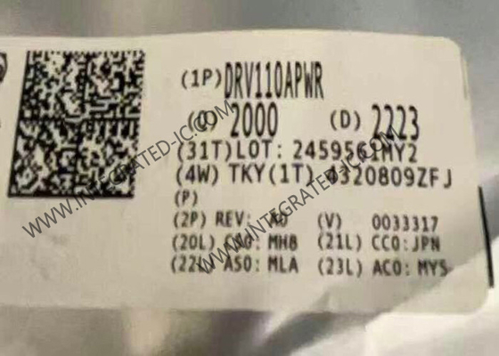 DRV110APWR Entegre Devre Çip Tek Kanal Relay Düşük Yan Sürücüsü Entegre Akım Düzenleme ile