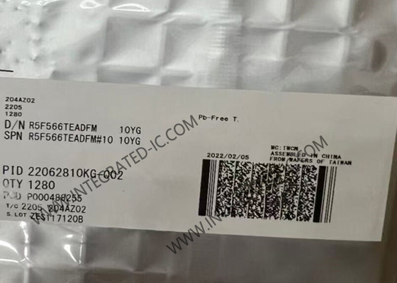 R5F566TEADFM Mikrodensör MCU 32 bit Mikrodensörler 160MHz 32 bit Tek çekirdek MCU