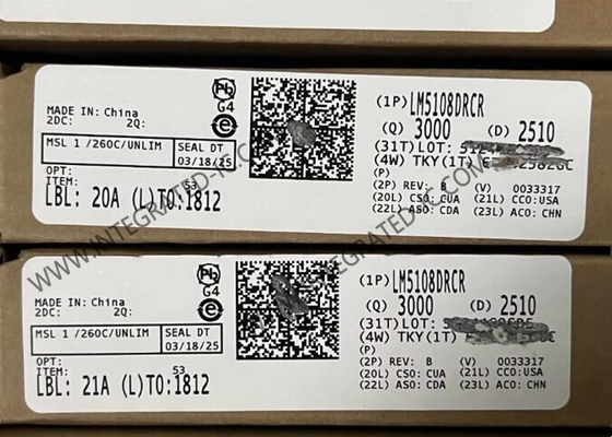 LM5108DRCR Entegre Devre Çip 100V Geçit Sürücü IC VSON10 Yarım Köprü Sürücü