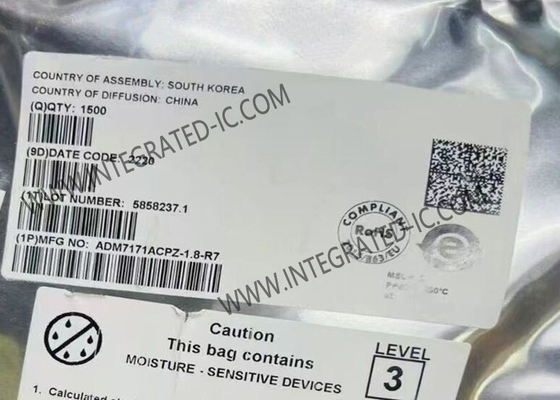 ADM7171ACPZ-1.8 Entegre Devre Çip 1A Düşük Düşme Doğrusal Düzenleyici 6.5V CMOS LDO