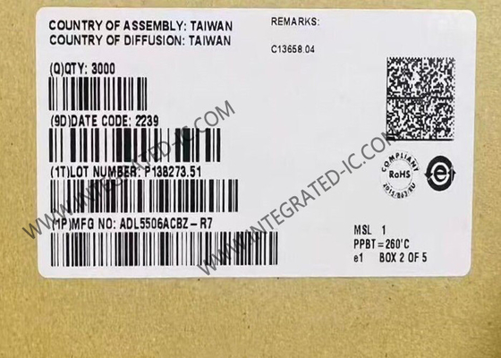 ADL5506ACBZ Kablosuz İletişim Modülü 30 MHz 4.5 GHz 45 dB RF Detektörü
