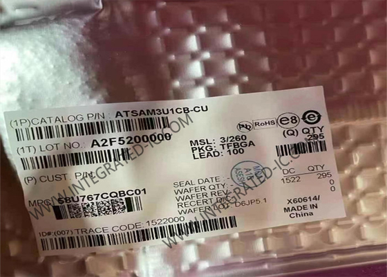 ATSAM3U1CB-CU Mikro denetleyici MCU 96MHz ARM Cortex M3 Mikro denetleyici 32 Bit MCU