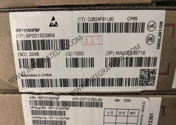 IRF1310NPBF Entegre Devre Çip 100V HEXFET Güç MOSFET Transistor TO-220-3