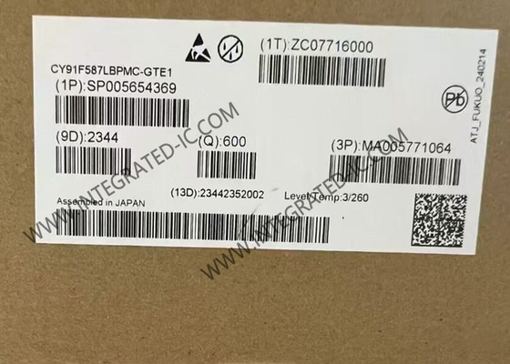 CY91F587LBPMC-GTE1 Mikrodensör MCU 32 Bit Tek çekirdekli Mikrodensörler 128MHz MCU IC